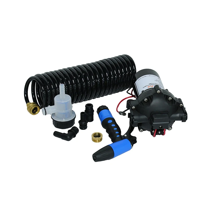 12v Car Small Washing Machine Pump Agricultural High Pressure Spraying Washdown Diaphragm Rv Water Pump for Yacht