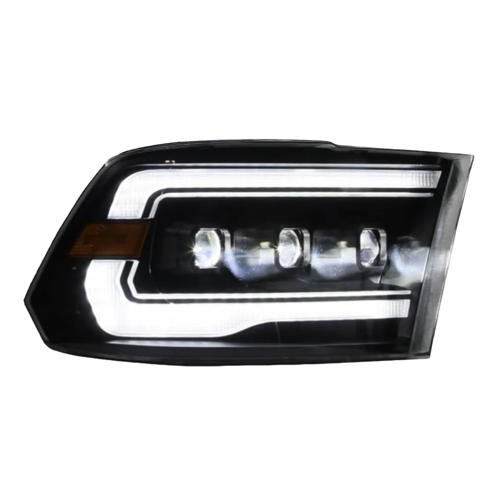 

Светодиодные фары-проекторы для квадроциклов и UTV, комплект для Dodge Ram 1500 2500 3500 2009-2018, установка Plug and Play, аксессуары для передних фар автомобиля