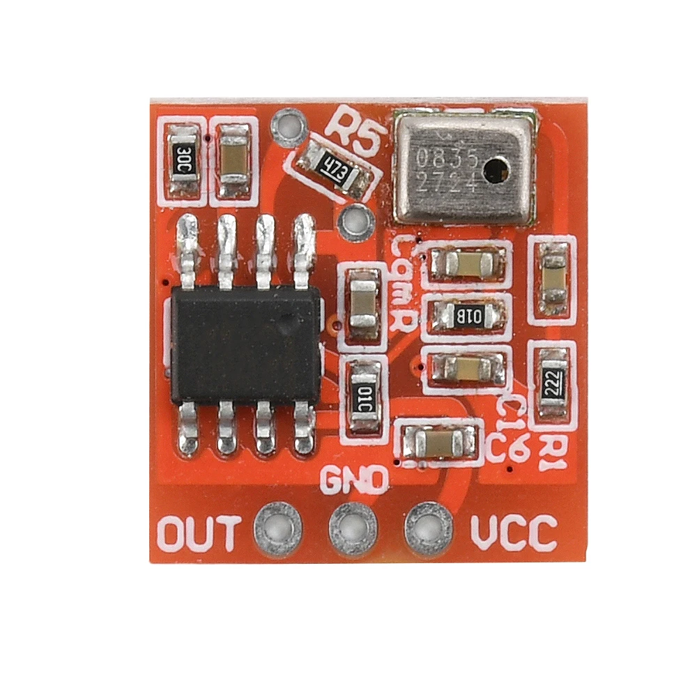 DC 3-6V ซิลิคอนไมโครโฟนโมดูลขยาย Preamp เครื่องขยายเสียงจัดการประชุมไมโครโฟนโมดูลความไวสูง