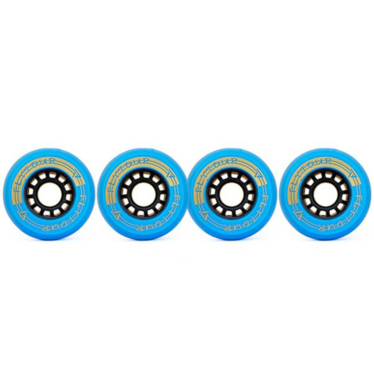 Y760A- Roller Road Driftboard Maple Split Portable Skateboard 82A PU Drift Board Wheel Anti-Skid Skateboard,Blue
