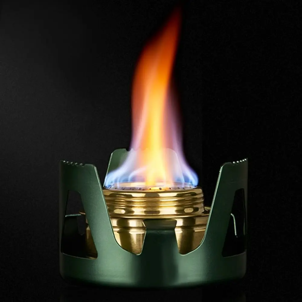 

Durable Ultra Light Alcohol Stove Aluminum Alloy Windproof Spirit Burner Portable Stove Outdoor Camping