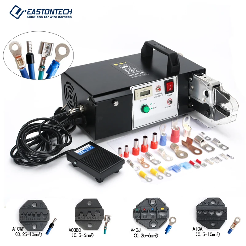 

DECHO EW-10ET semi-automatic High Precision AC Electric Wire Crimping Machine