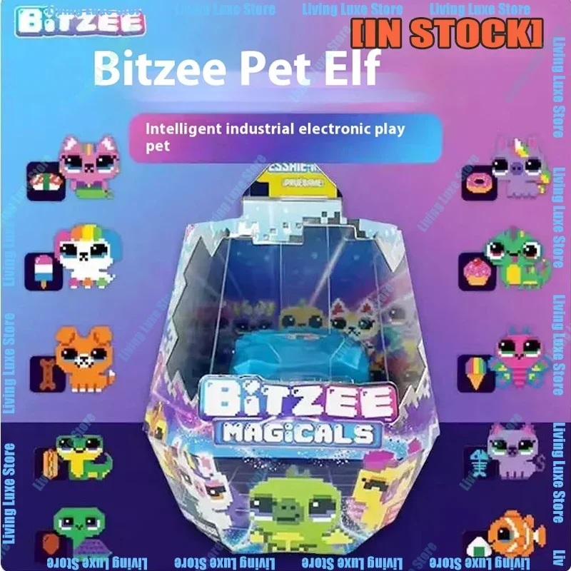 Original Bitzee 2.0 Magicals Electronic Digital Pet Interactive Figure Toy Spinmaster Virtual Game Smart Tamagotchi Kid Toy Gift