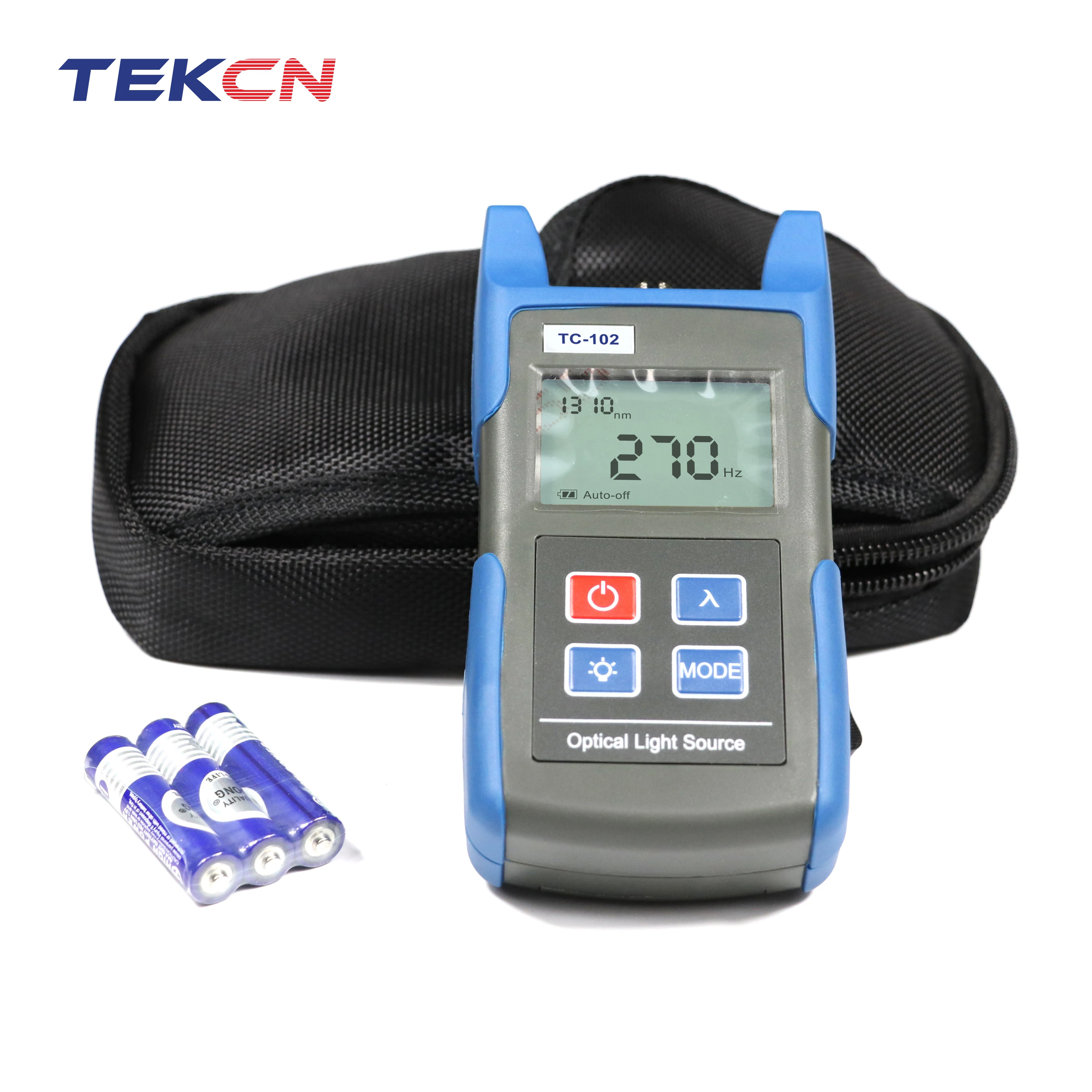 Tekcn TC-130 Handheld Fiber Power Meter Optische Laser Handheld Teste Fiber Optische Kabel Tester