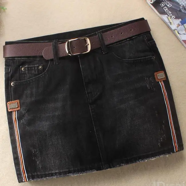 new summer women skirt anti-light sexy denim package hip skirt women jeans mini skirt
