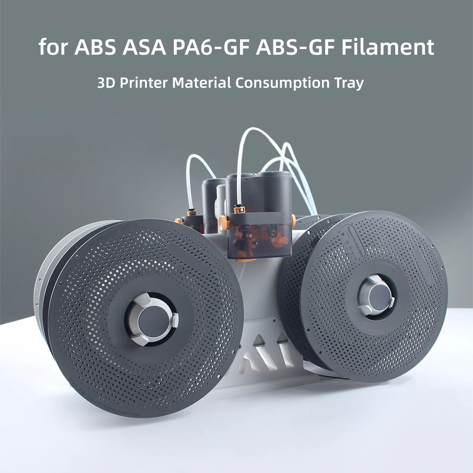 

Для ABS ASA PA6-GF ABS-GF Нить ABS + ПК Высокая термостойкость 90 ° C Аксессуары для лотка для потребления материала 3D-принтера