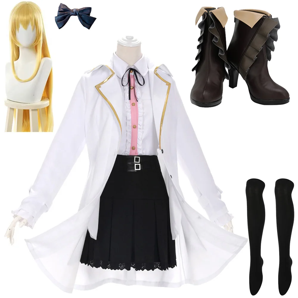 Anime Arifureta From Commonplace to World's Strongest Cosplay Yue Cosplay Costume Women Uniform Coat Skirt Shirt Halloween