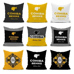 Cushion Cover 45x45 Cushions Covers for Bed Pillows C-cohiba Couple Pillow Pillowcases 50x50 Pilow Cases Car Decoration Anime