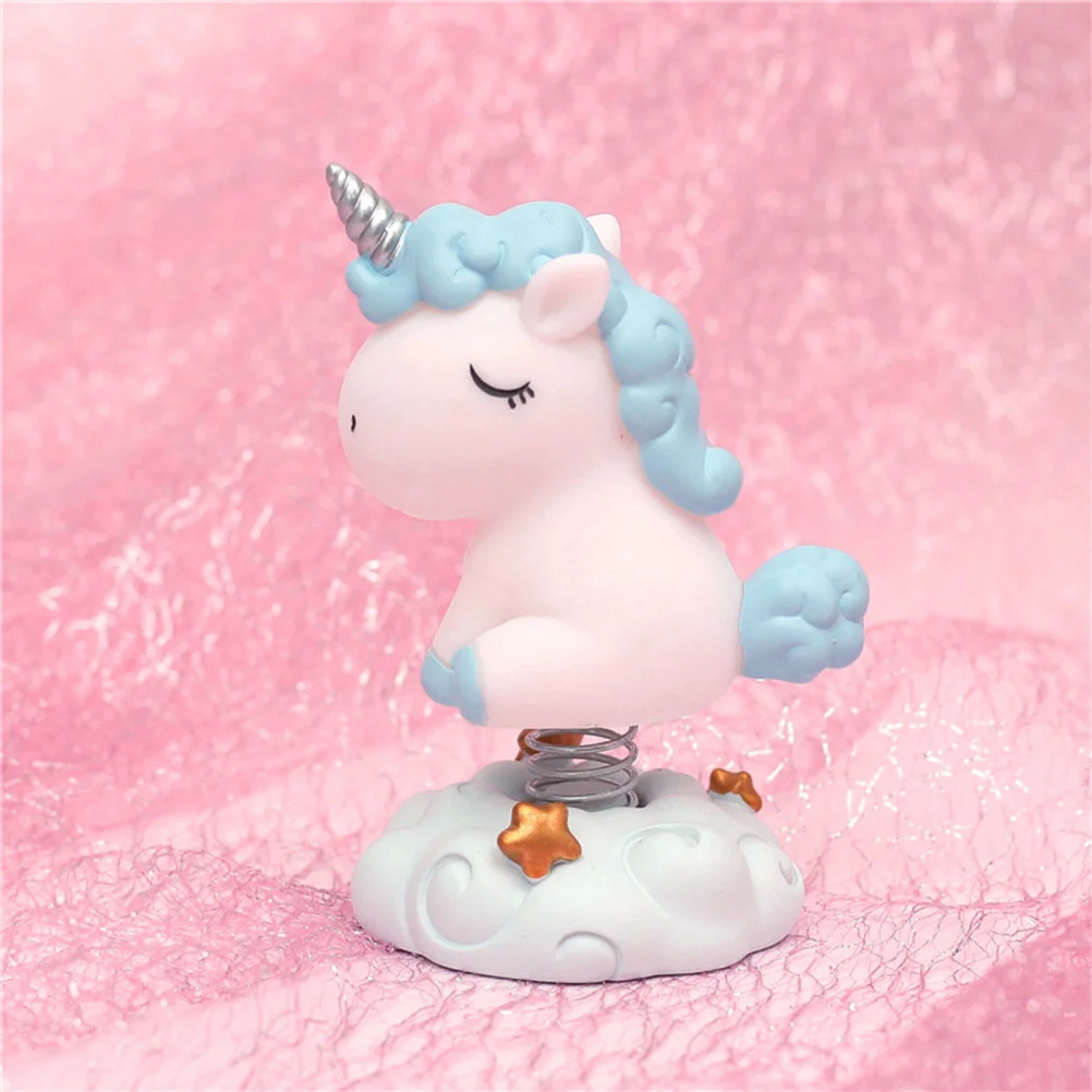 

Unicorn Car Dashboard Ornament Cute Cartoon Resin Decoration for Home Office Bedroom Desktop Statue Unicorn Ornament