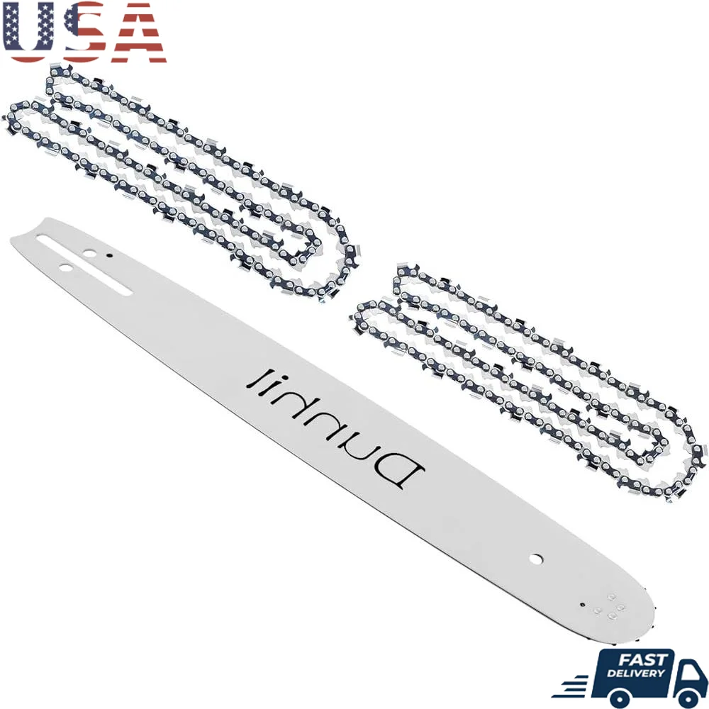 2-حزمة 18 بوصة سلسلة المنشار الانظار.063 مقياس.325 الملعب 68 محرك الروابط دليل شريط استبدال Stihl أوريغون متوافق