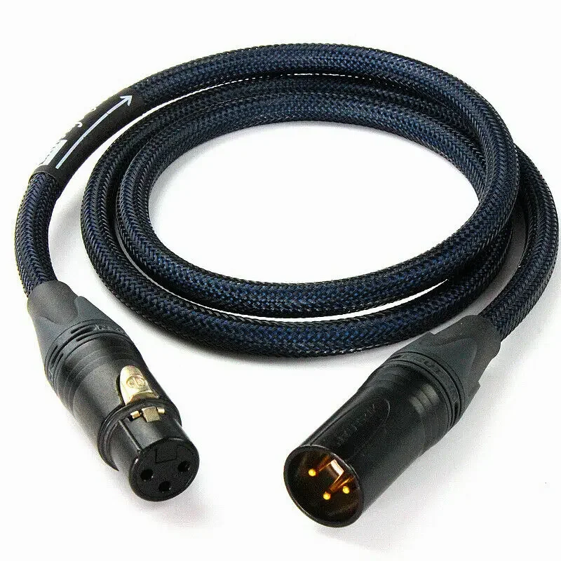 Canare DA206 110 Ohm AES/EBU Digital Cable With Neutrik XLR Male Female Plug