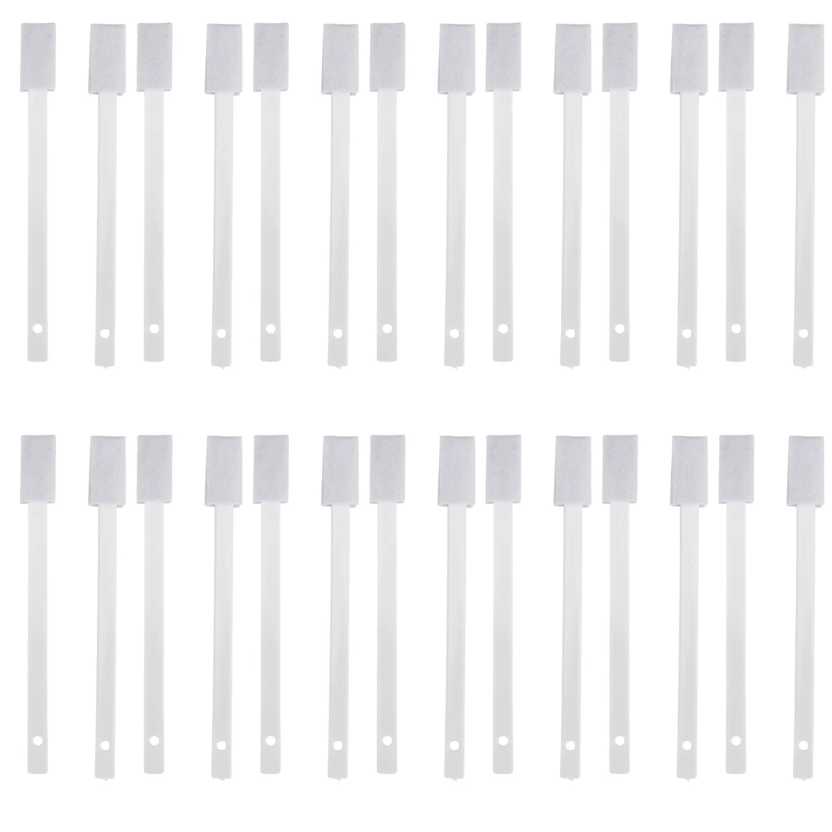 [op voorraad] 28 stuks wegwerp toiletborstel spleetreinigingsborstels, voor toilethoeken, raamgroeven, deurrails, toetsenborden, jaloezieën,