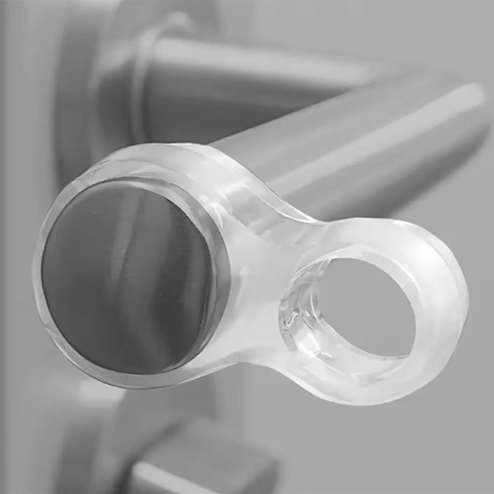 Handles Door Stopper Silicone Gel Door Stop Transparent Wall Protection Door Knob Bumper Furniture Protector Pad Handle Buffer