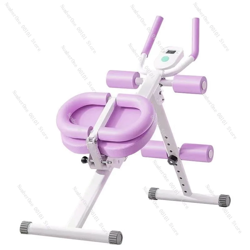 Home Fitness Ab Roller Machine Abdominal Trainer Sit Up Assist Core Workout Equipment Lazy Waist Tummy Toner Belly Fat Burning