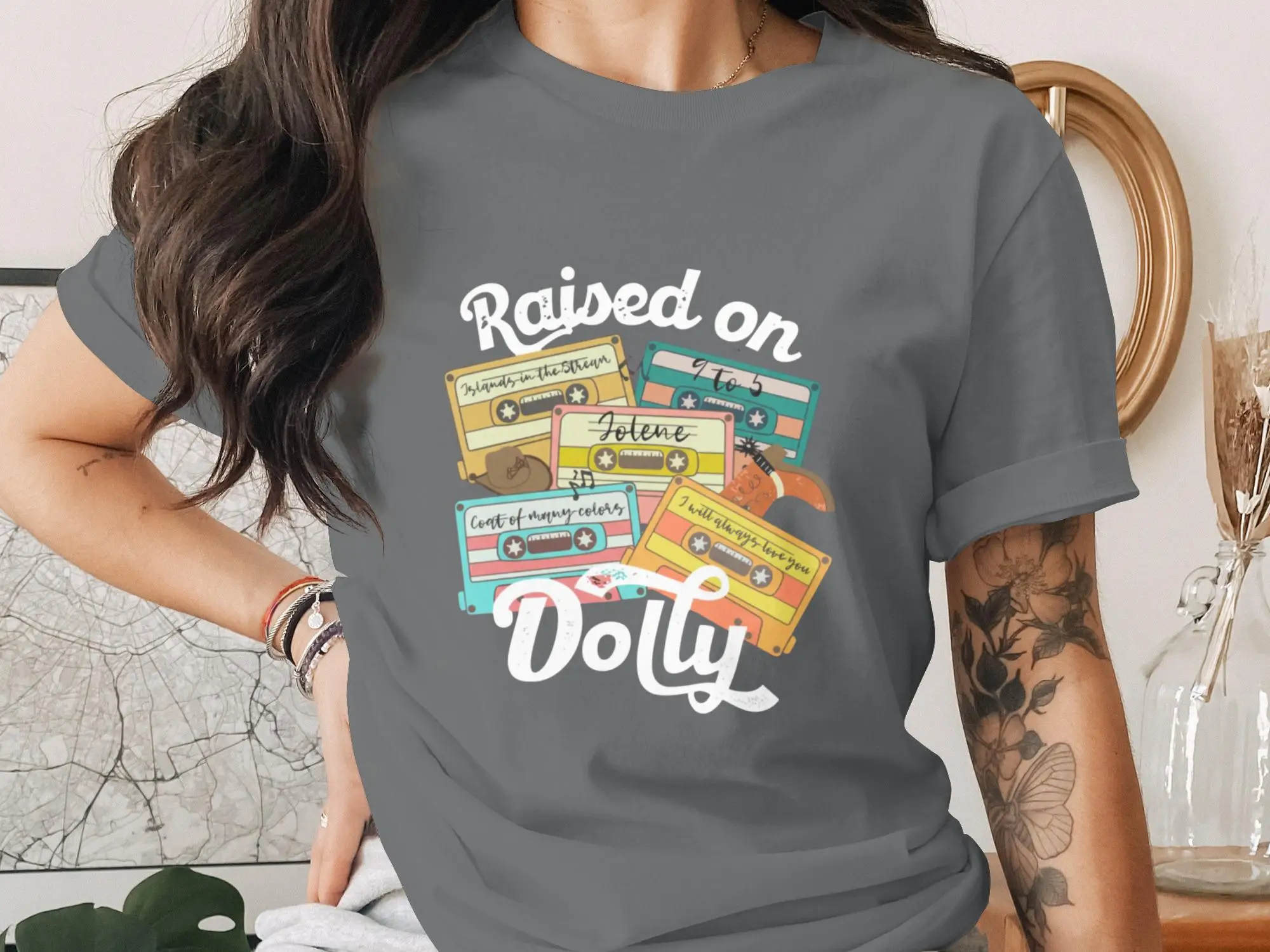 Camiseta 'Enamórate de Dolly', Camiseta Retro de Música Country, Camiseta de Nashville Tape, Camiseta para Fanáticos de la Música de los 90