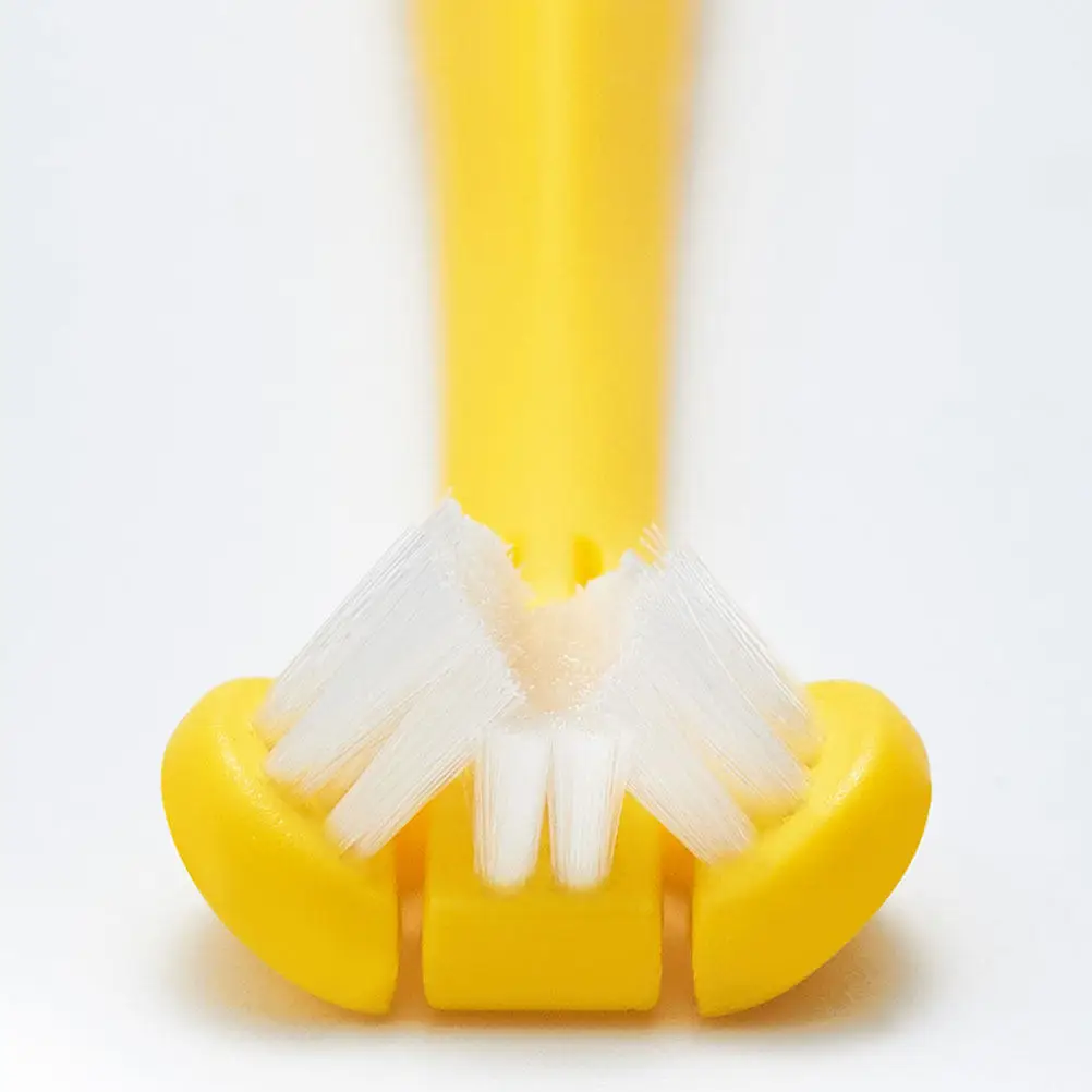 

Набор из 4 детских тренировочных зубных щеток с безопасной мягкой щетиной, эргономичный дизайн, для защиты и ухода за полостью рта, инструмент для чистки зубов детей