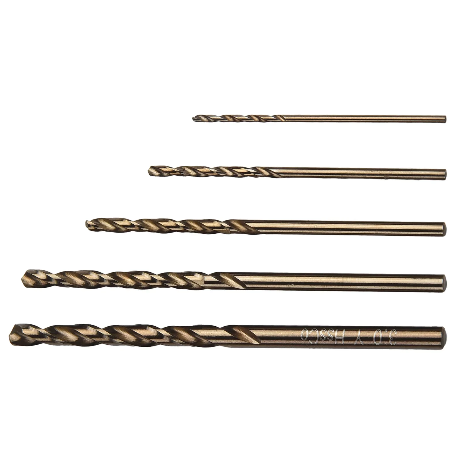 

For High Tensile Steels Cobalt Drill Bit Cobalt Drill Bit 5pcs Per Set Gold HSS-Co 5% M35 Cobalt High Quality 5pcs Per Set