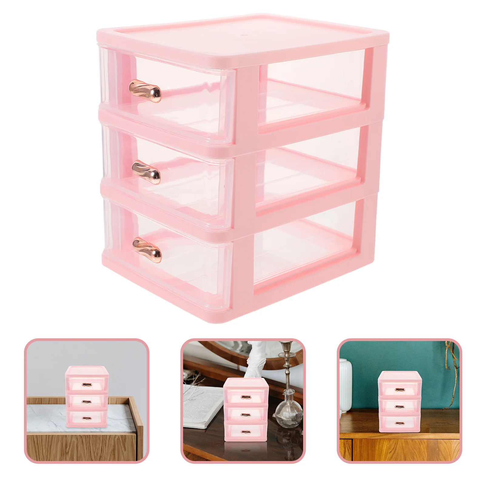 Multi-Layer Storage Box for Desk Organization Drawers Desktop Organizer Shelf Small Storage Drawers for Files Cosmetics and