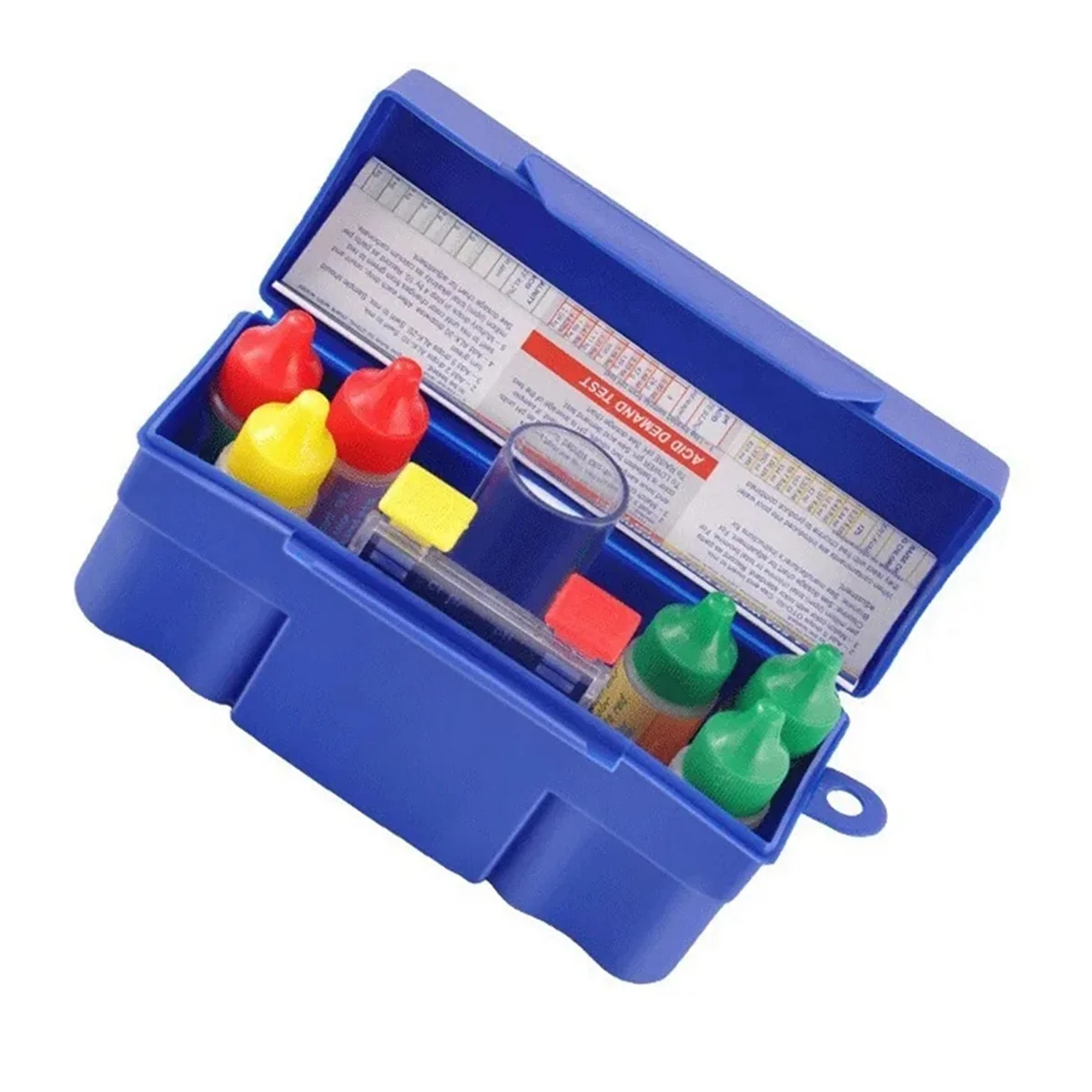 swimming pool water testing box 5-Way Test Kit for Pool & SPA Acid Demand Chlorine Total Alkalinity Bromine PH Water Quality Tes
