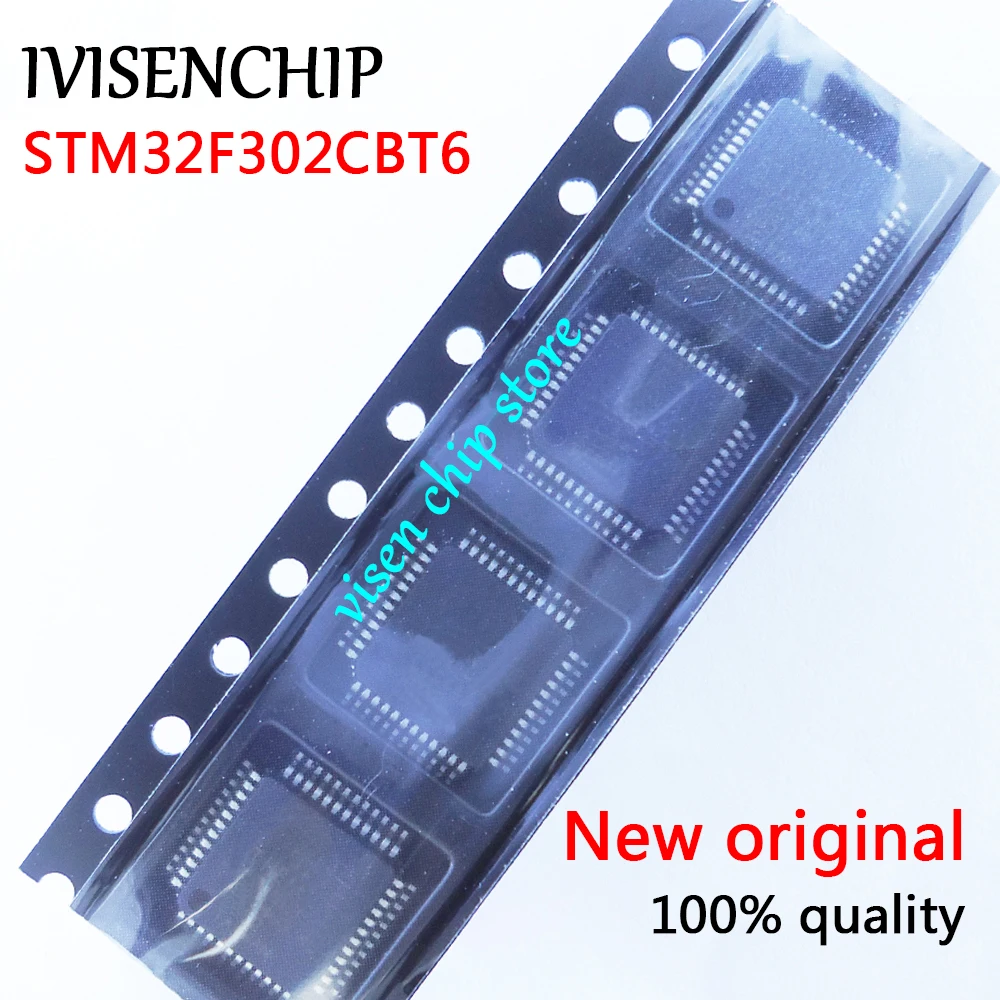 

10 шт., STM32F302CBT6 STM32F302C8T6 STM32F301C8T6 STM32F302CCT6 STM32F302R8T6 STM32F302RBT6 STM32F302RCT6 STM32F302RET6