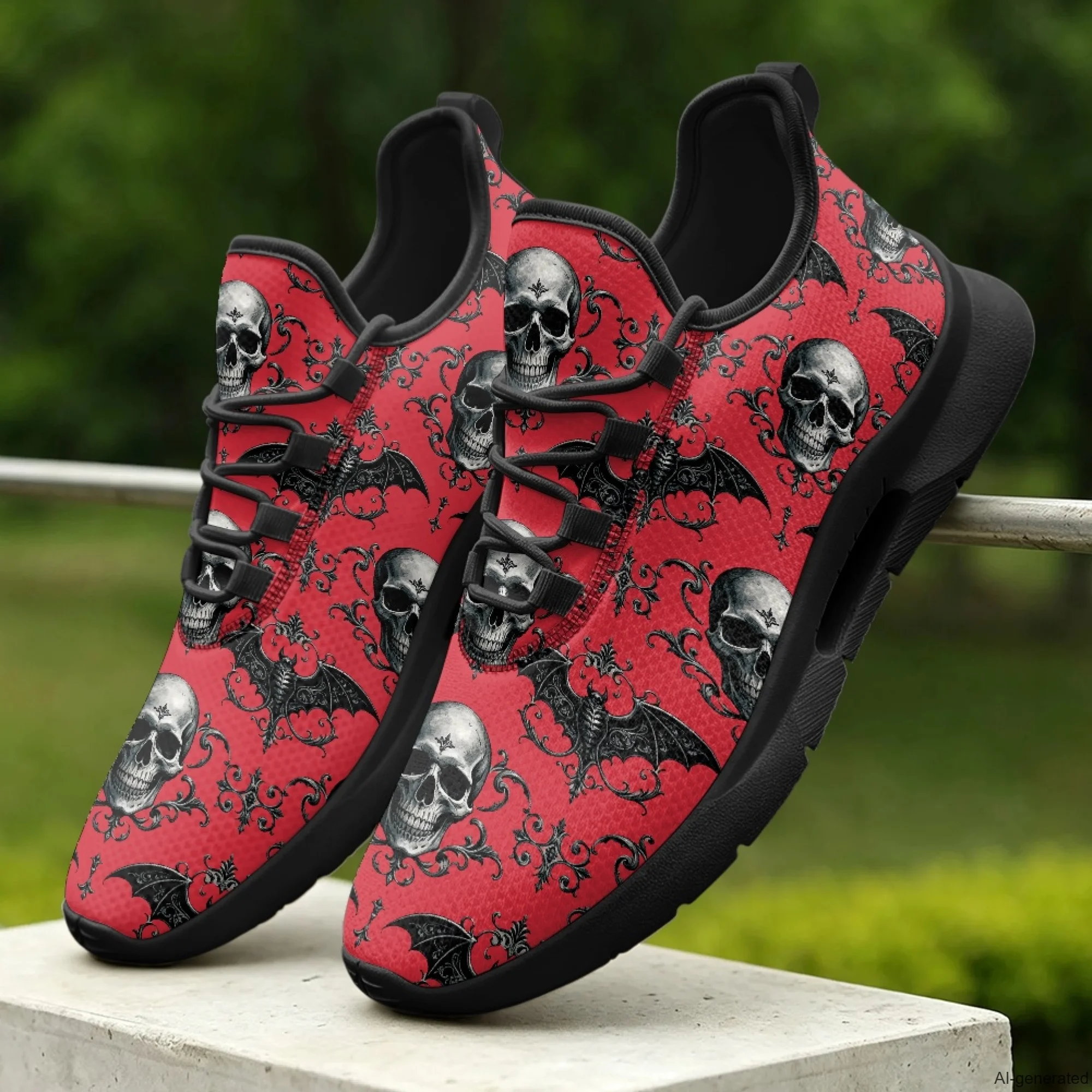 XIXIRIMIDO Tenis Feminino Lace-up Casual Shoes Nurse Sneakers Skull Pattern Man Shoes Women's Sneakers and Casual Shoes 35-48