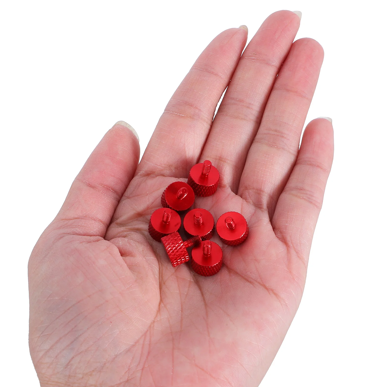 

30Pcs Easy Installation Aluminum Knurled Thumb Screws for Computer Cases Secure Grip Long Lasting Performance Electronic