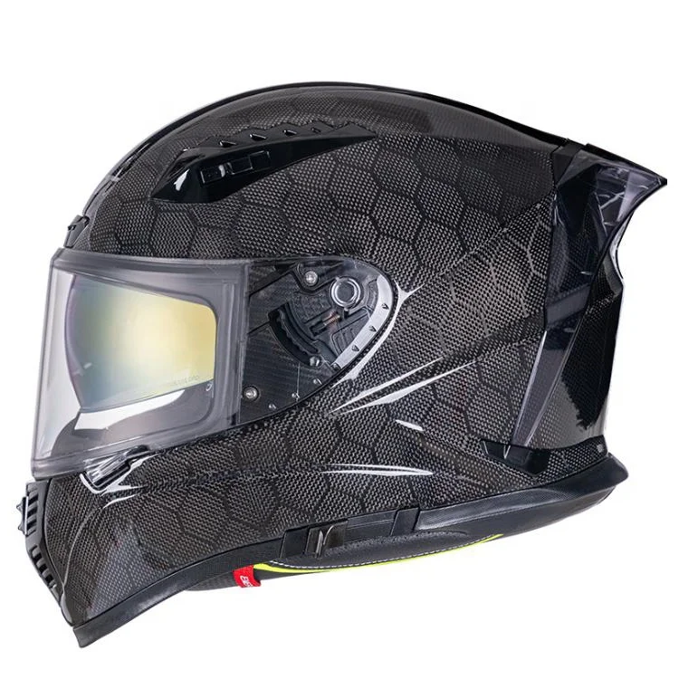 Personalized anti-fog helmet motorcycle helmet carbon fiber