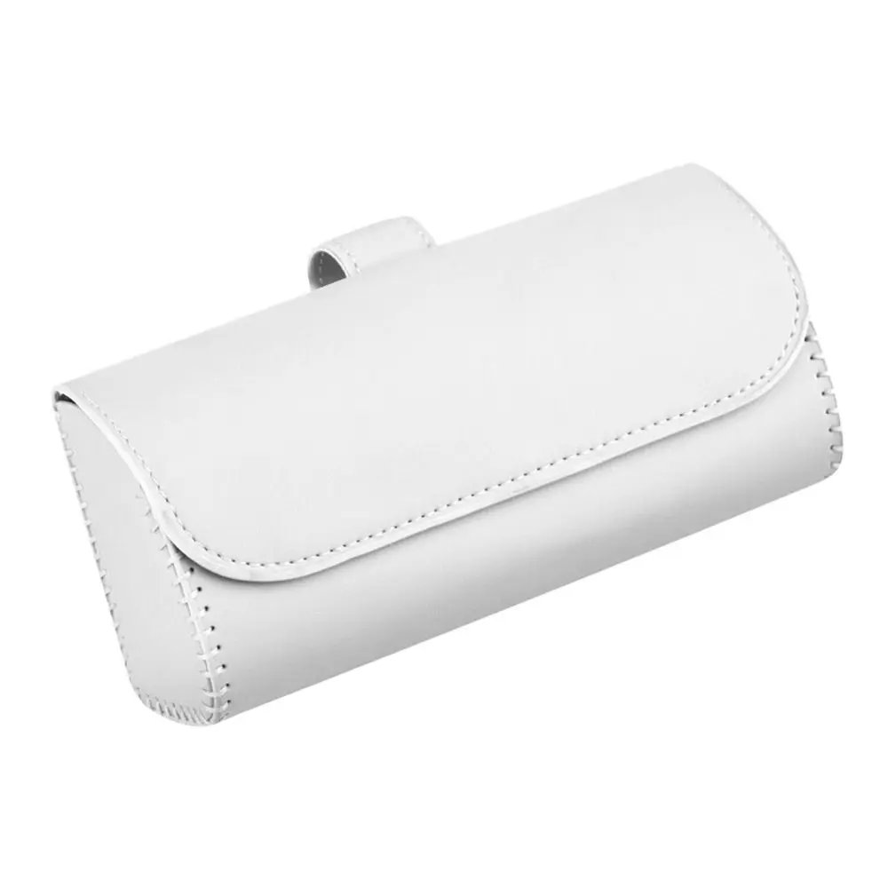 Portable Car Glasses Box Multifunctional Compact Car Sunglasses Case Easy Installation Car Lenses Holder Sun Visor Holder Car