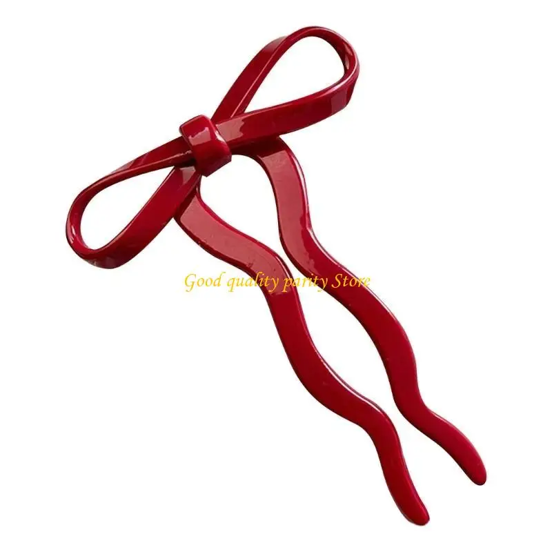 

M4YA заколки для волос в форме бантов, большая французская вилка для волос из ацетата для женщин, элегантная палочка для волос в