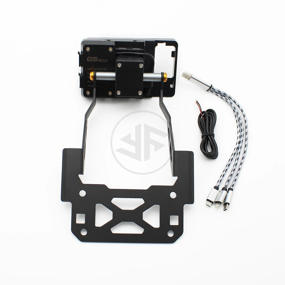 Réinitialisation de téléphone de charge sans fil filaire pour moto, navigation GPS, support rapide, accessoires pour BMW F850GS, 2023, F850 ADV, 2019-2023