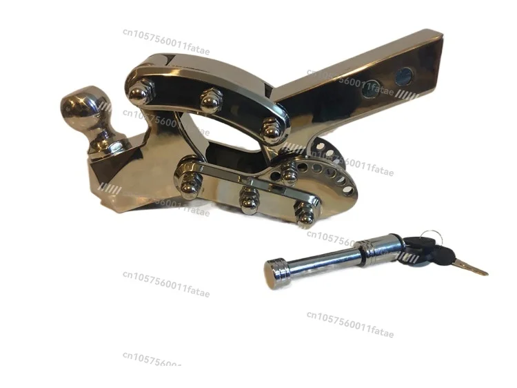 Car Tow Bar Square Mouth Tow Hook 304 Stainless Steel Adjustable Tow Hook Height Lift Adjustable