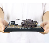 Henglong Germany Tiger I 3818 Static Tank Model 1/72 Scale Assembled Tanks Without Electronics Mini Toys Gifts for Boys TH24306