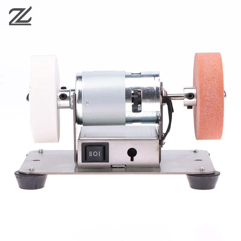 

100W Double Grinder Machine Artifact Table Grinder Motor Micro Coarse And Fine Polishing Electric Grinding Wheel Grindig Stone