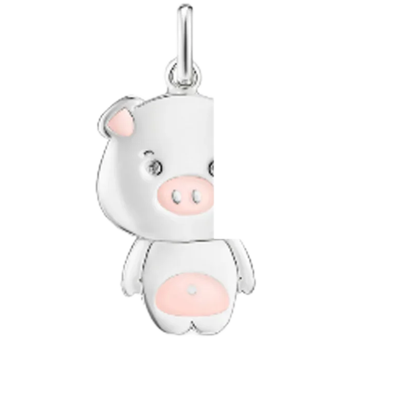 قلادة الدب الإسباني الفاخرة مع الفضة S925، سحر آسر، صفقة بأسعار معقولة #1