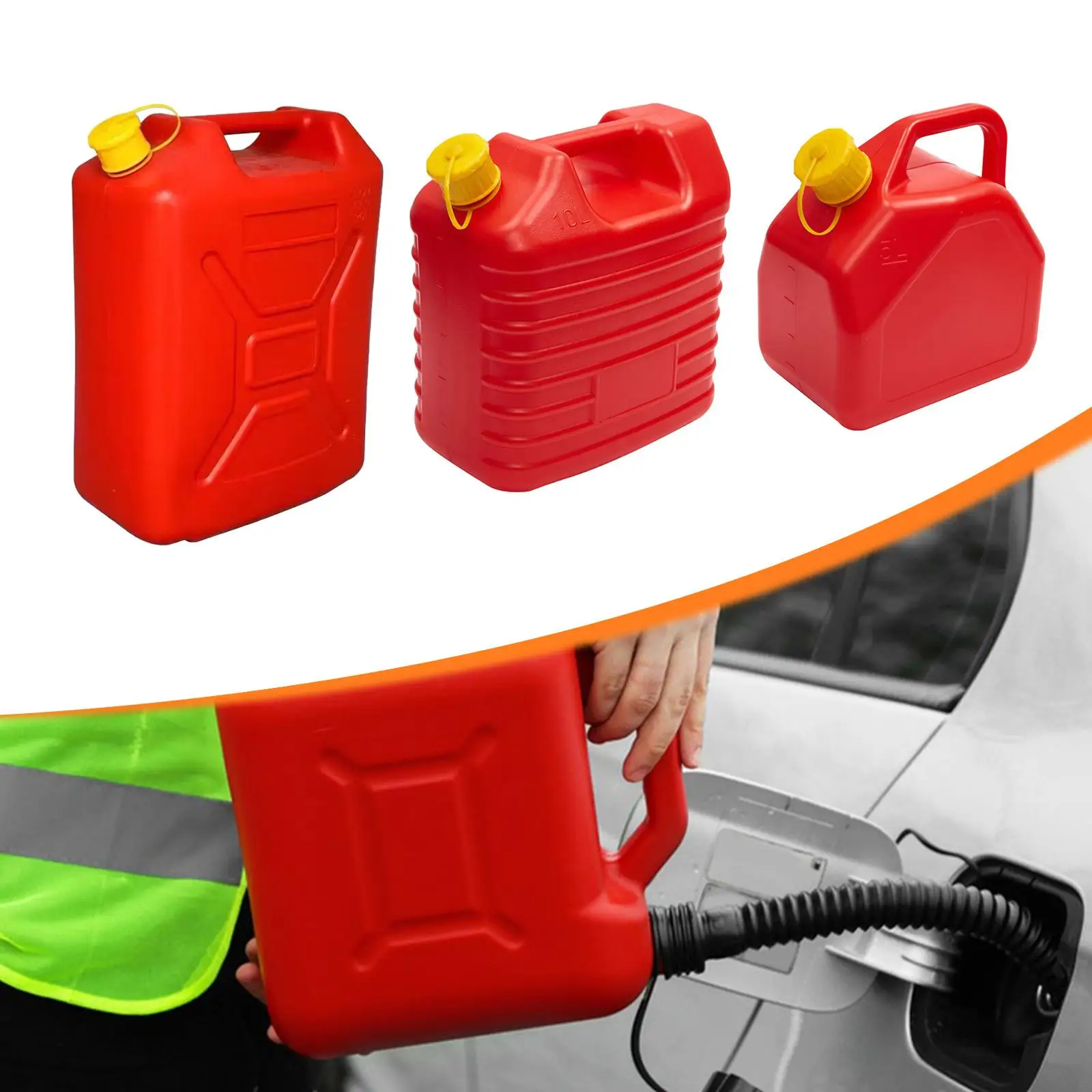 Petrol Can Tank Water Container Practical Empty Transport Garage Portable Can