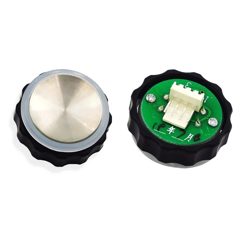 10Pcs 3 Wires BR27C Elevator Push Button parts Red Blue Light Open Hole 27MM BT107 DC24V