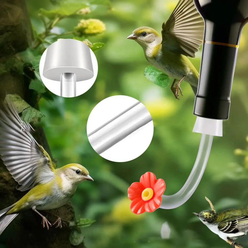 S Lover Gift Ideas Humming Feeder Replacement Parts Floral Tip Tubes for Diy Feeders Single/double Head Water Feeding Tube