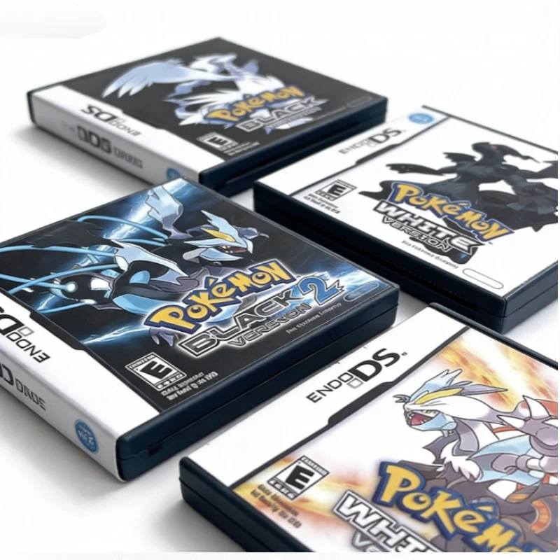 Pokemon NDS Spielkarte 3DS 2DS DS Karte SoulSilver HeartGold Platinum Spielkarte Pokemon Spielkarte SCHWARZ Sammel-Hobbys Geschenke