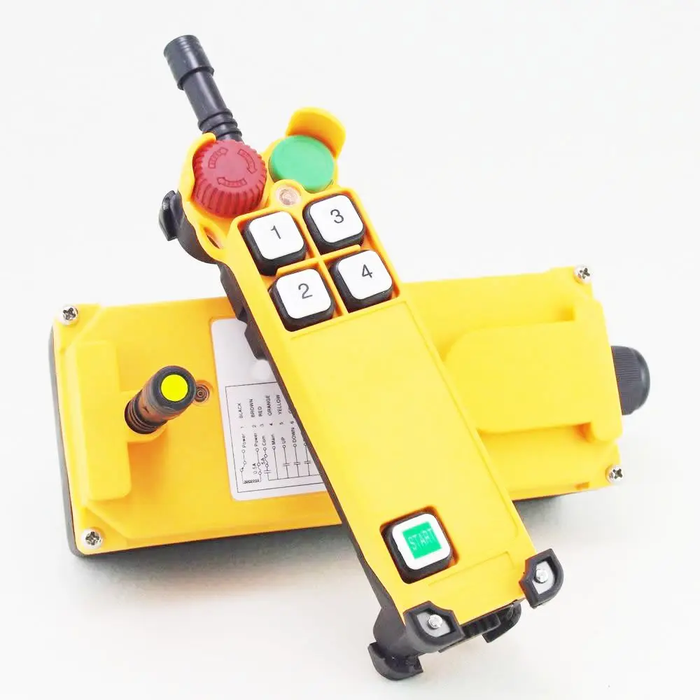 

1PCS 2 Motion 1 Speed Hoist Crane Truck Radio Remote Control System with E-Stop