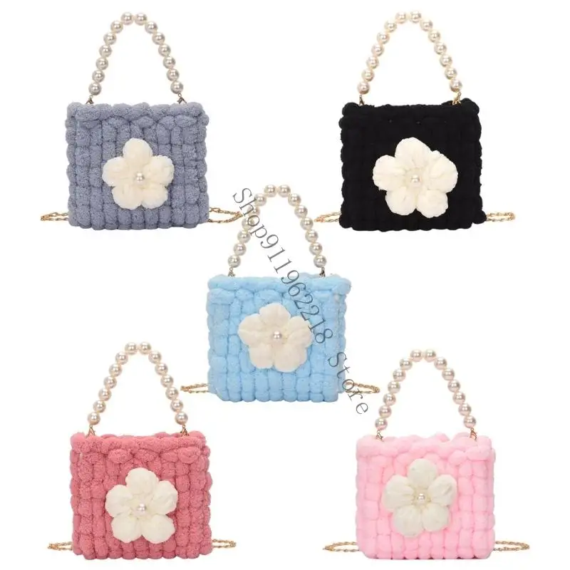 

Практическая сумка для вязания крючком для поездок на работу в легкую сумку на плече 066f