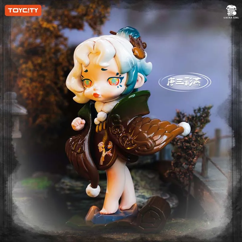 صندوق أعمى TOYCITY Laura "Secret Wonderland" - تمثال قابل للجمع على الطراز الصيني، ديكور مكتب فتاة لطيف