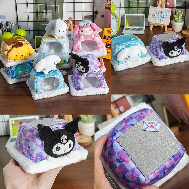 

Sanrio Hello Kitty House Decoration Toys Anime Character Design Bedroom Desktop Automotive Parts Series Handmade Children's Toys