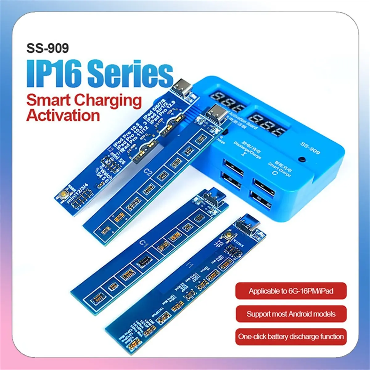 

-909 Universal Smart Charger Board for 6G-16PM/Android Repair Testing Fast Charging Activation Board Tool