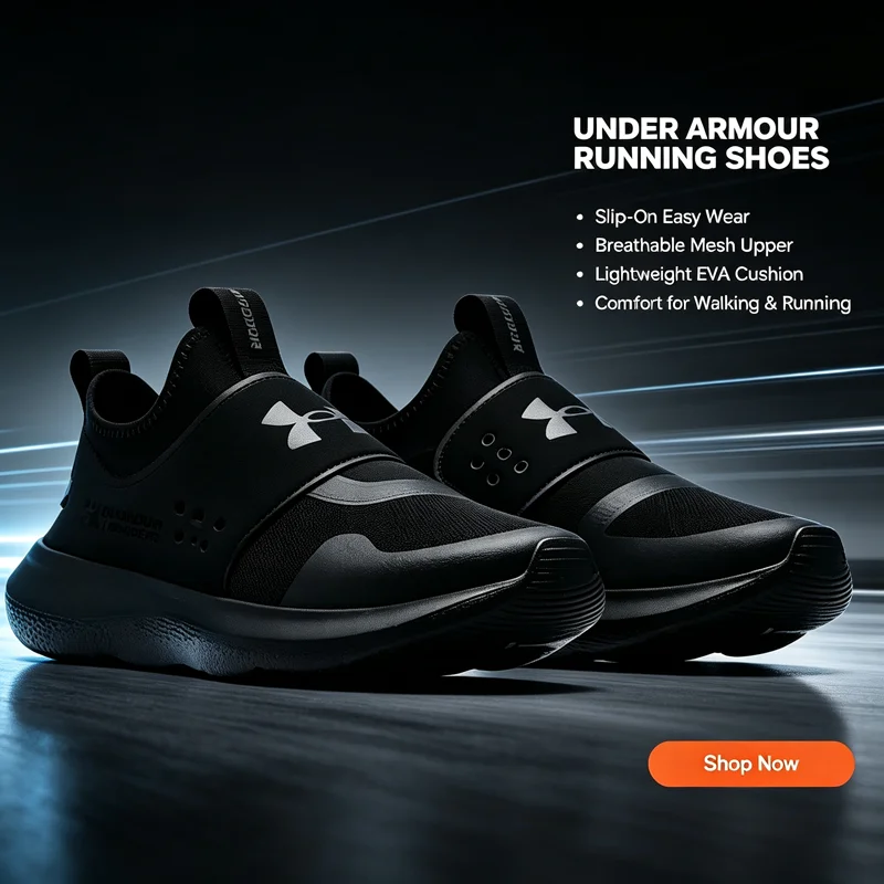 Men Shoes Under Armour - Мужские кроссовки Under Armour Slip‑On для