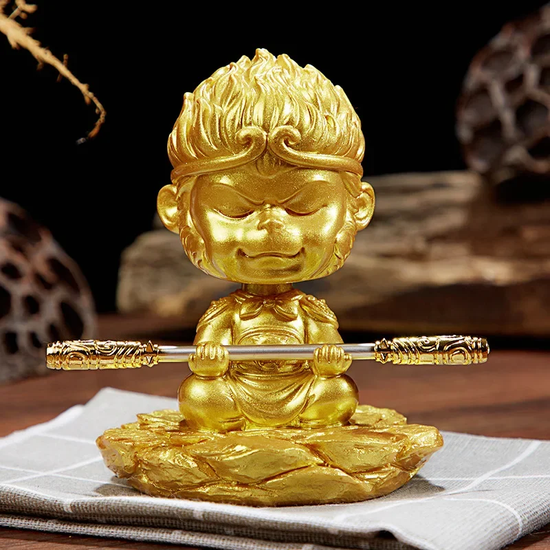 

Black Myth Wukong Car decoration Car interior ornaments cute shaking head Sun Wukong Golden Monkey Car accessories