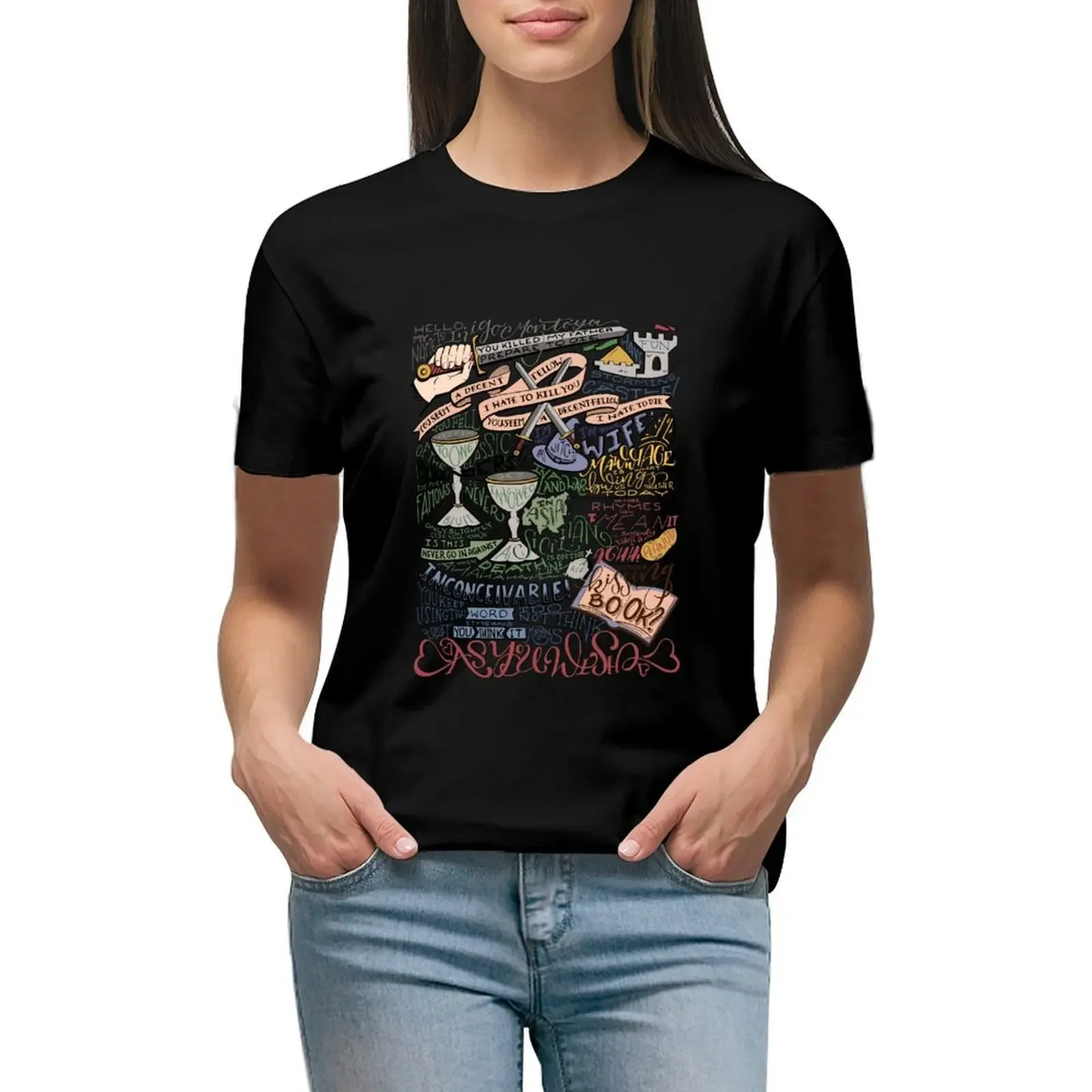 

(Colorized) Quotes T-Shirt animal print shirt for girls shirts graphic tees vintage clothes Summer Women's clothing