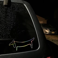 Dachshund Weiner Dog Vinyl Sticker Picasso Art Love Decals For Car Window Laptop Decoration