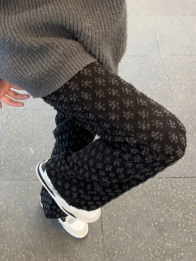 

Мужские джинсы Bla American Retro с вышивкой, прямые, повседневные, с высокой талией, молодежный тренд