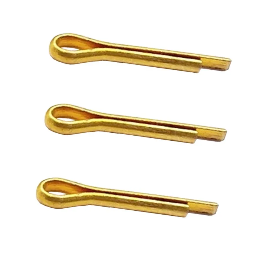 M1.5 M2 M2.5 M3 M3.5 M4 16/20/25/30/40/50mm GB91 Brass Elastic Hairpin Safety U-pin Snap Cotter Split Pin