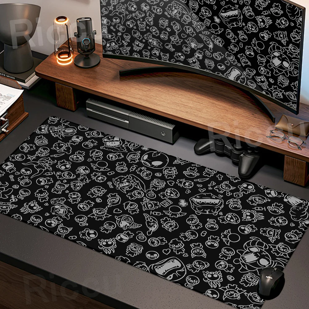 

The Binding Of Isaac Mouse Pad Gamer Non-slip Mat Computer Accessories Deskmat Gaming Keyboard Mousepad Mats Pc